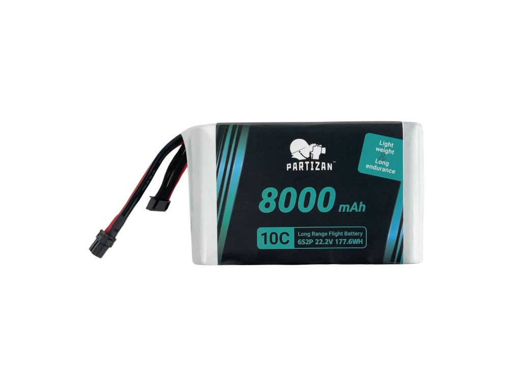 Battery Partizan Li-ion 6S2P 22.2V 8000mah 10C XT60
