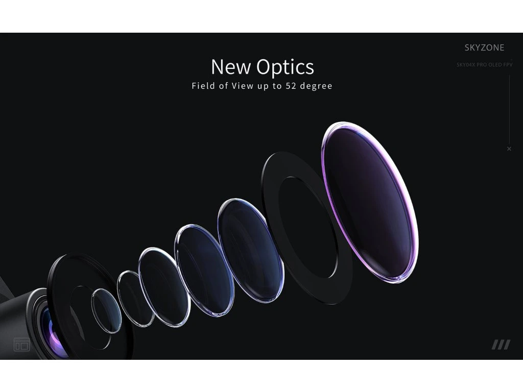 Goggles SKYZONE SKY04X PRO Grey Matte