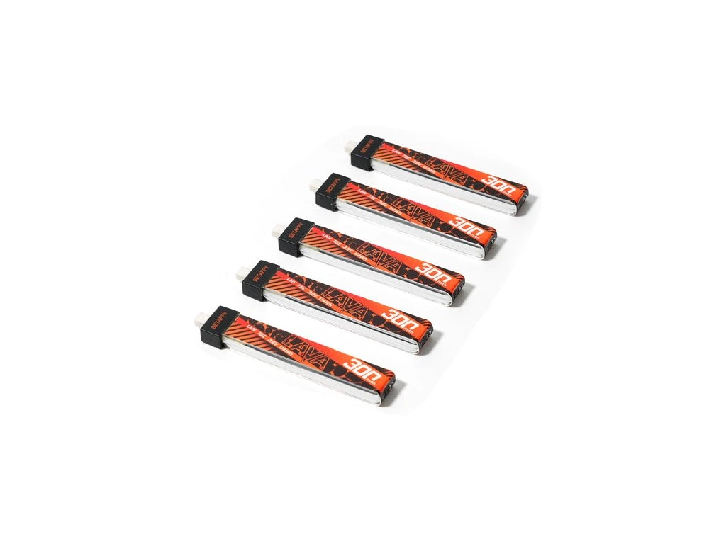 Battery BETAFPV LAVA LiHv 1S 3.8V 300mAh 75C (5PCS)