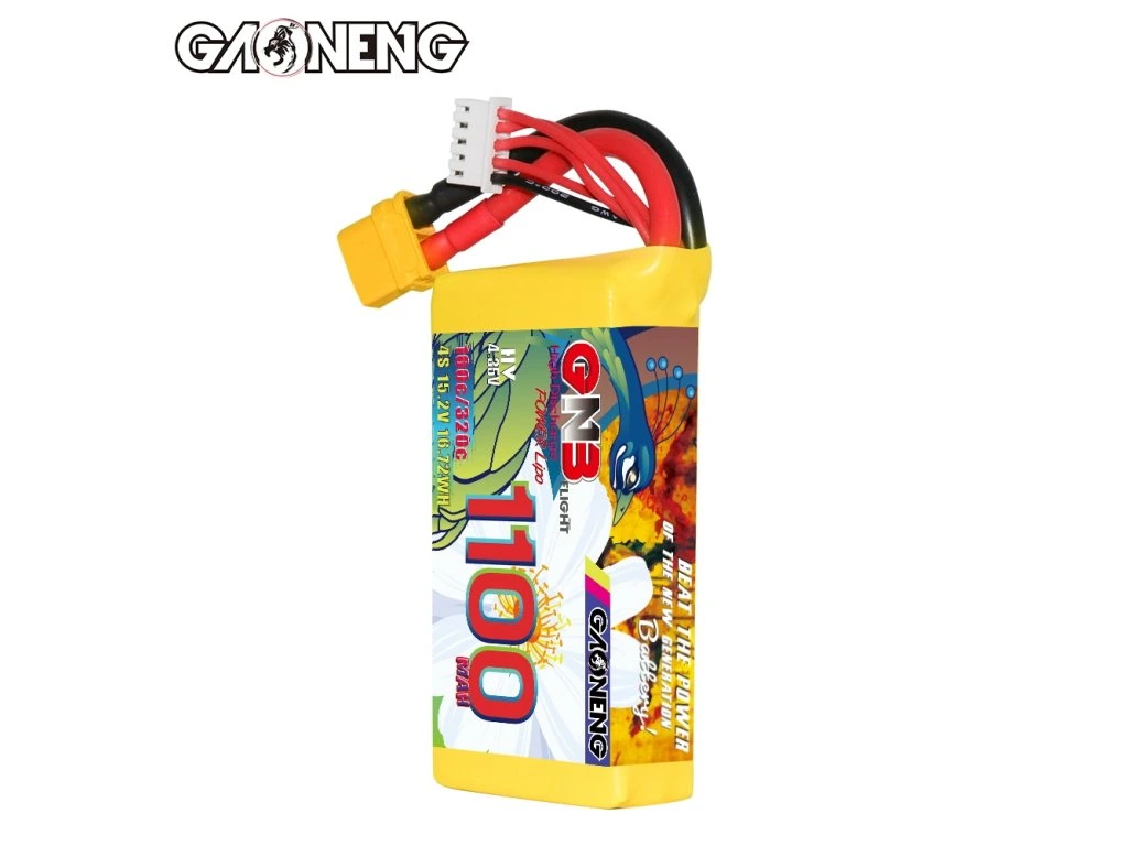 Battery GNB GAONENG 1100mah 4S1P 15.2V HV 160C XH- JST 5P XT60