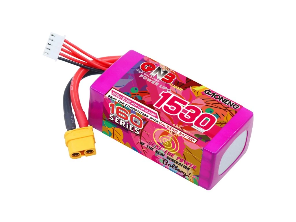 Battery GNB GAONENG 1530mah 4S1P 14.8V 160C XH-JST 5P XT60