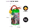 Battery GNB GAONENG LiPo 4S 14.8V 1100mAh 120C XT60