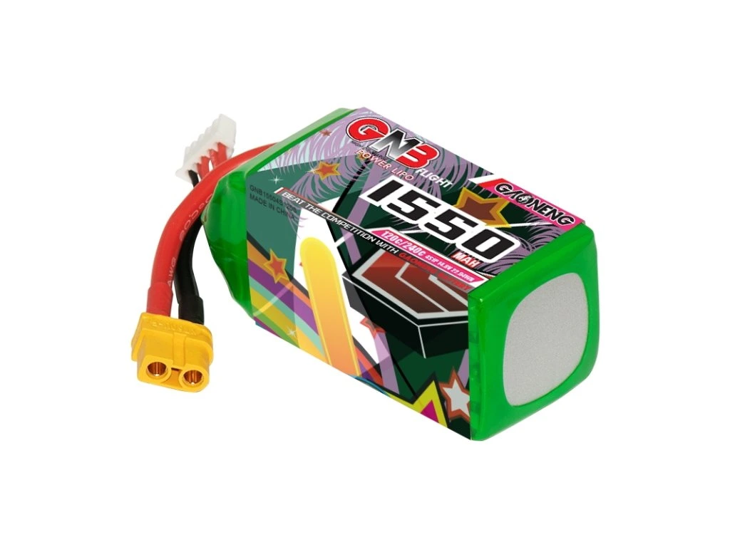 Battery GNB GAONENG LiPo 4S 14.8V 1550mAh 120C XT60