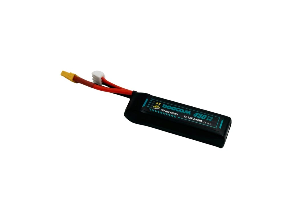 Battery DOGCOM 450mAh 120C 7.6V 2S1P HV LiPo XT30