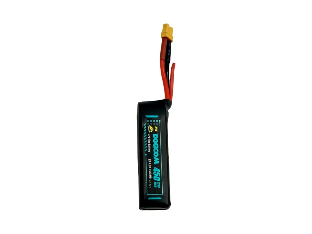 Battery DOGCOM 450mAh 120C 7.6V 2S1P HV LiPo XT30