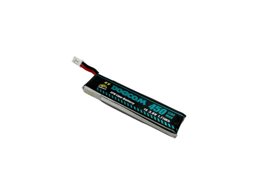 Battery DOGCOM 450mah 1S 3.8V 120C BT2.0 with wires