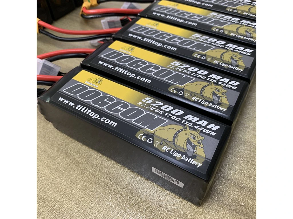 Battery DOGCOM 5200mAh 6S 120C 22.2V LiPo XT90