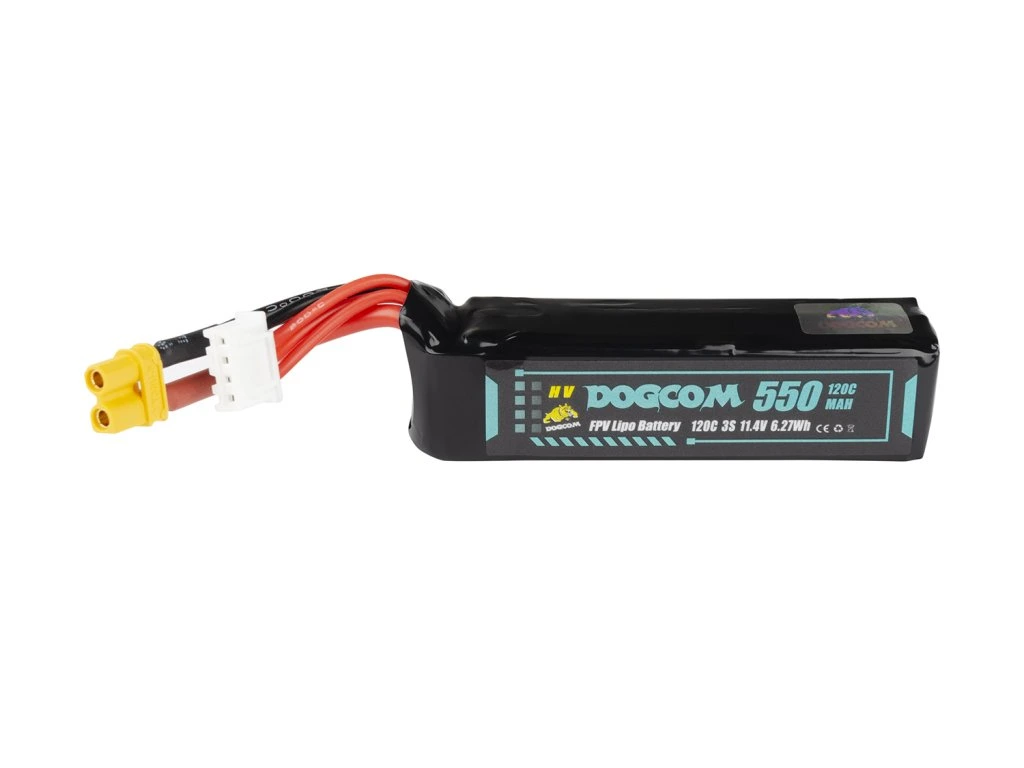 Battery DOGCOM 550mAh 120C 11.4V 3S1P HV LiPo XT30
