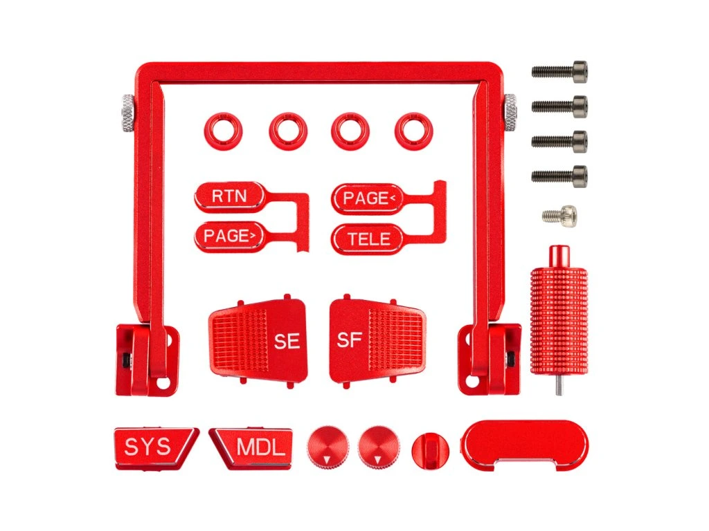 Upgrade Parts Set RadioMaster Boxer CNC Red