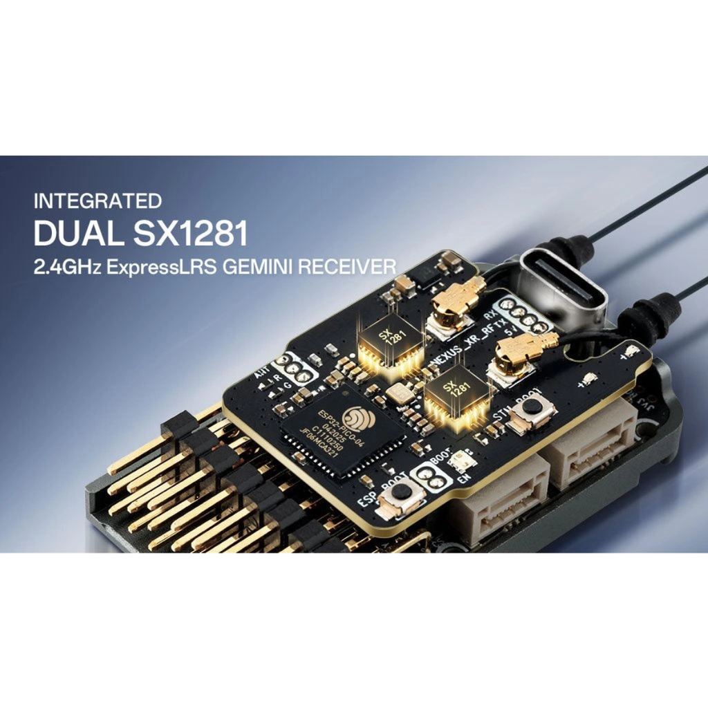 FC RadioMaster Nexus-XR Helicopter with receiver Gold