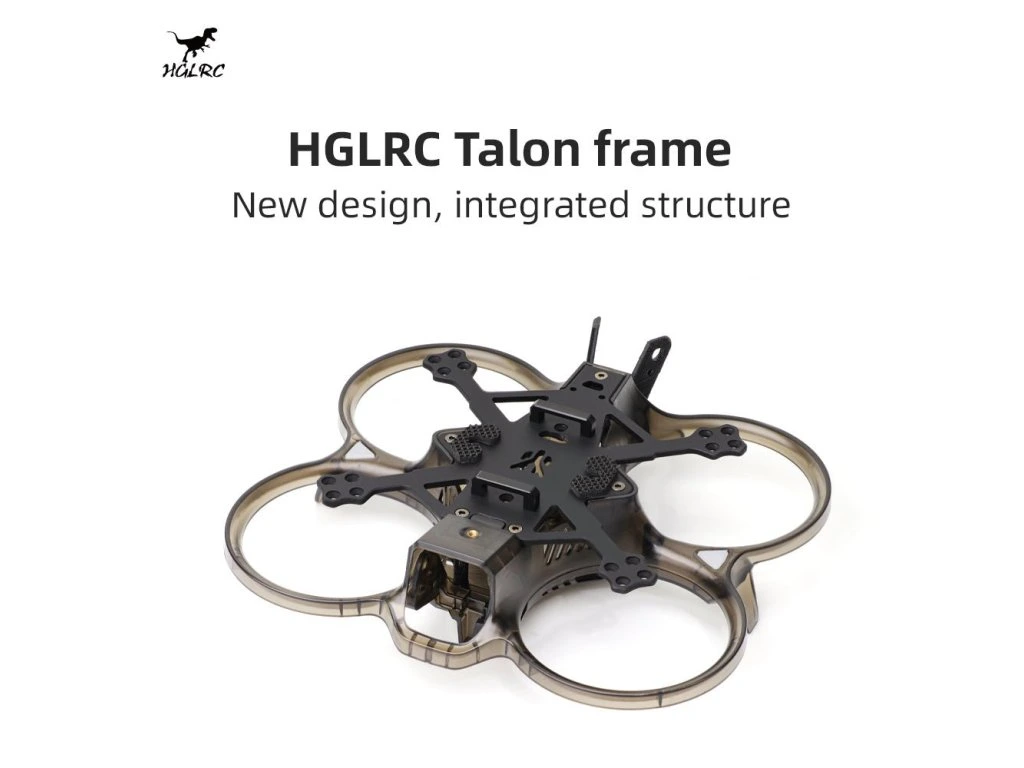 HGLRC 2-inch Talon frame for cinewhoop black