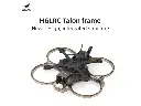 HGLRC 2-inch Talon frame for cinewhoop black