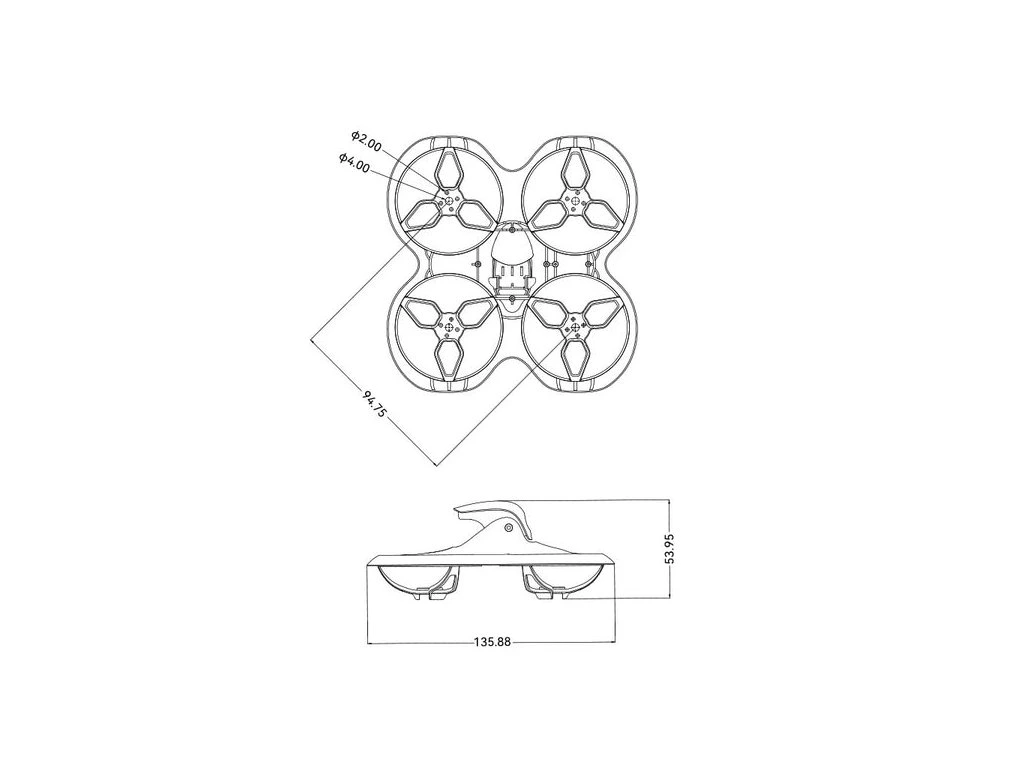 Frame BETAFPV Cetus X