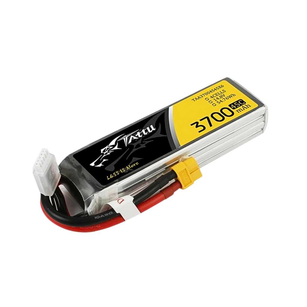 Battery Tattu LiPo 4S1P 14,8V 3700mah 45C XT60