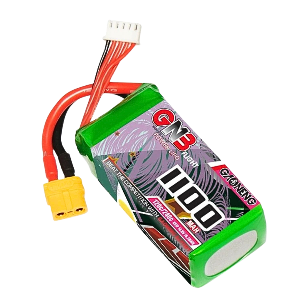 Battery GNB GAONENG LiPo 4S 14.8V 1100mAh 120C XT60