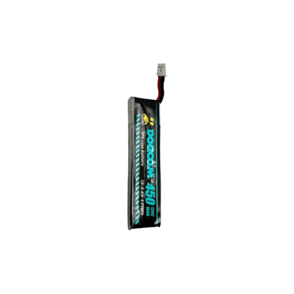 Battery DOGCOM 450mah 1S 3.8V 120C BT2.0 with wires