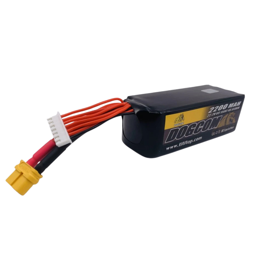 Battery DOGCOM 2200mAh 6S 22.2V 150C LiPo XT60