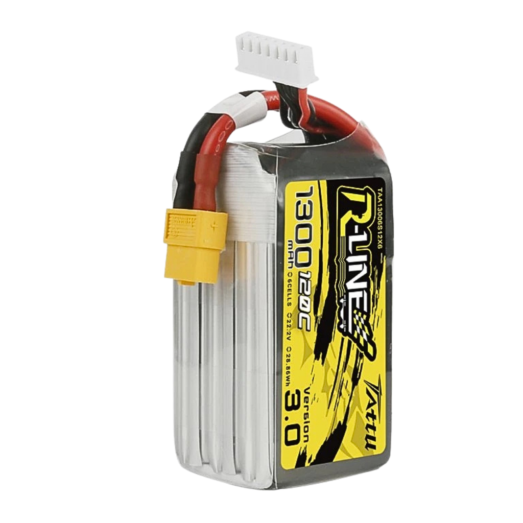 Battery Tattu R-Line 3.0 LiPo 6S 22.2V 1300mAh 120C XT60