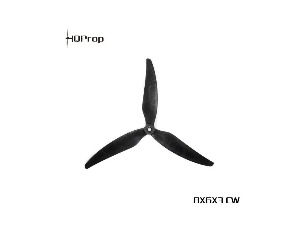 Propellers HQProp MacroQuad 8X6X3 Black (1CW+1CCW)