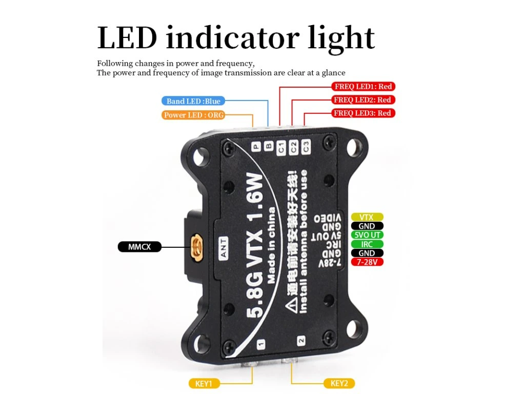 VTX Pilotix R1600 5.8G 1.6W