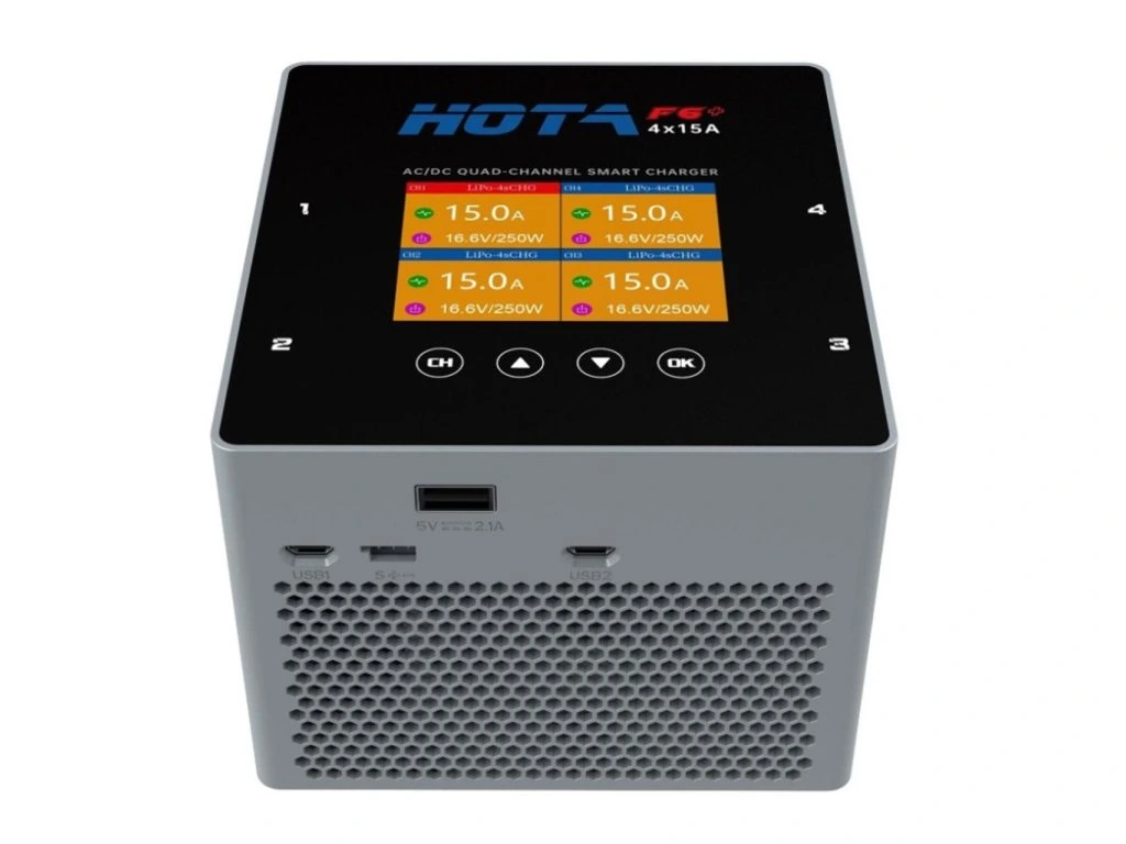 Charger HOTA F6+ 4x250W 15A 1-6S AC/DC