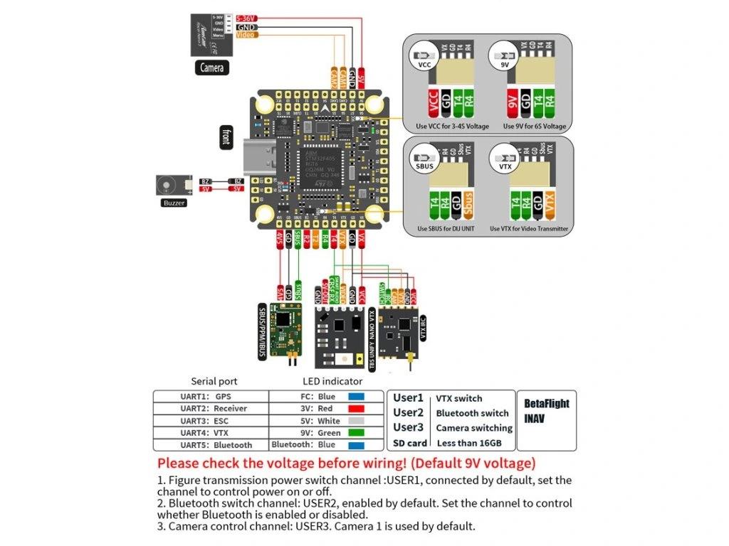 Stack Pilotix F405 V3 ICM42688 60A BLS ESC