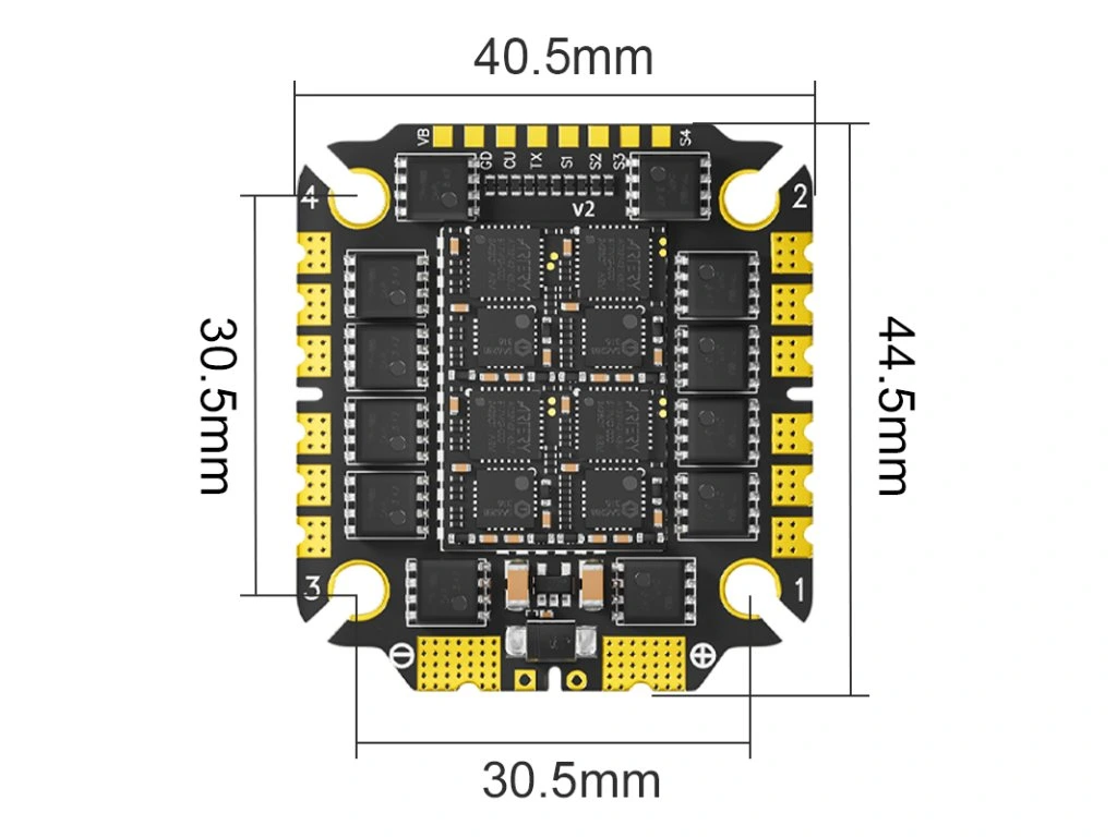 ESC 4in1 Pilotix 75A AM32