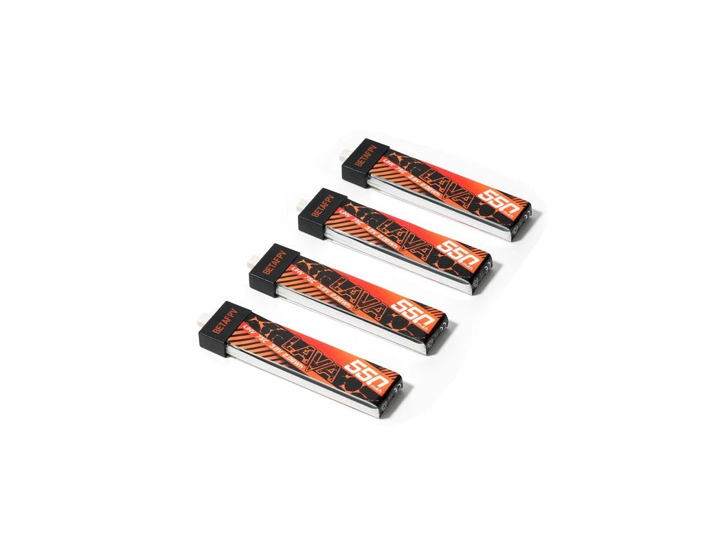 Battery BETAFPV LAVA LiHv 1S 3.8V 550mAh 75C (4PCS)