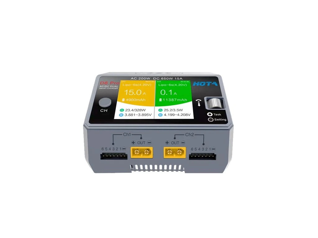[2890] HOTA D6 Pro 325W 15A 1-6S Dual AC/DC