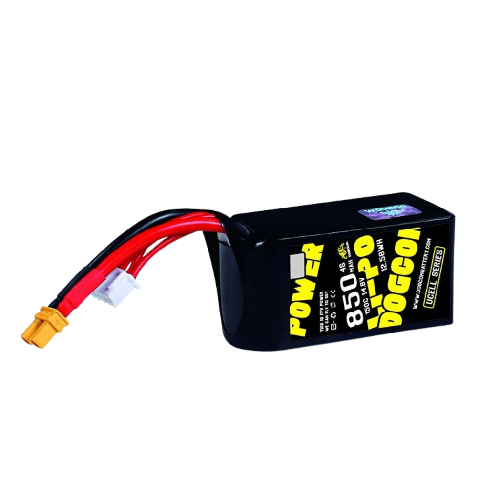Aku DOGCOM 850mAh 4S 14.8V 150C LiPo XT30 UCELL Series