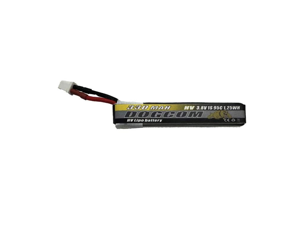 Battery DOGCOM 330mah 1S 3.8V HV 95C BT2.0 with wires