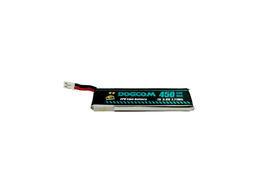 Battery DOGCOM 450mah 1S 3.8V 120C BT2.0 with wires