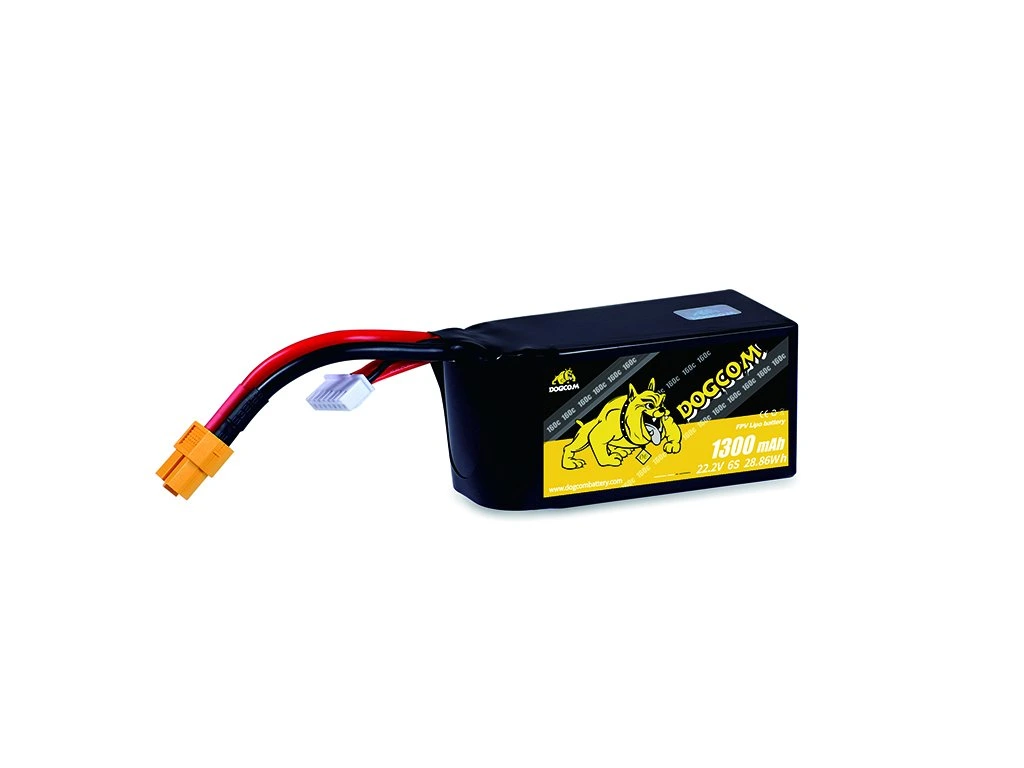 Battery DOGCOM 1300mAh 6S 22.2V 160C LiPo XT60