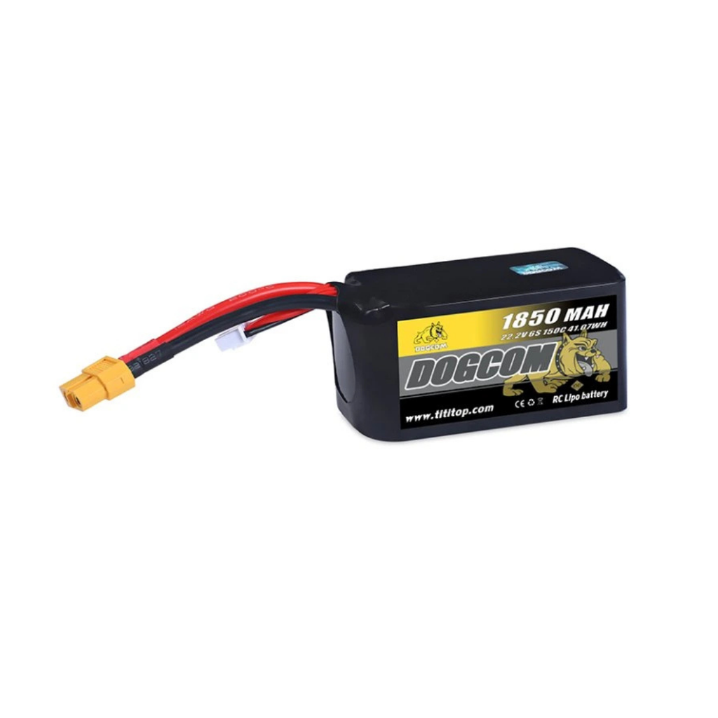 [DC1850/150C-6S] Battery DOGCOM 1850mAh 6S 22.2V 150C LiPo XT60