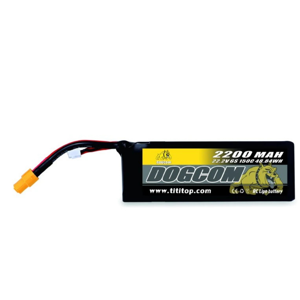 [F42-00161] Battery DOGCOM 2200mAh 6S 22.2V 150C LiPo XT60