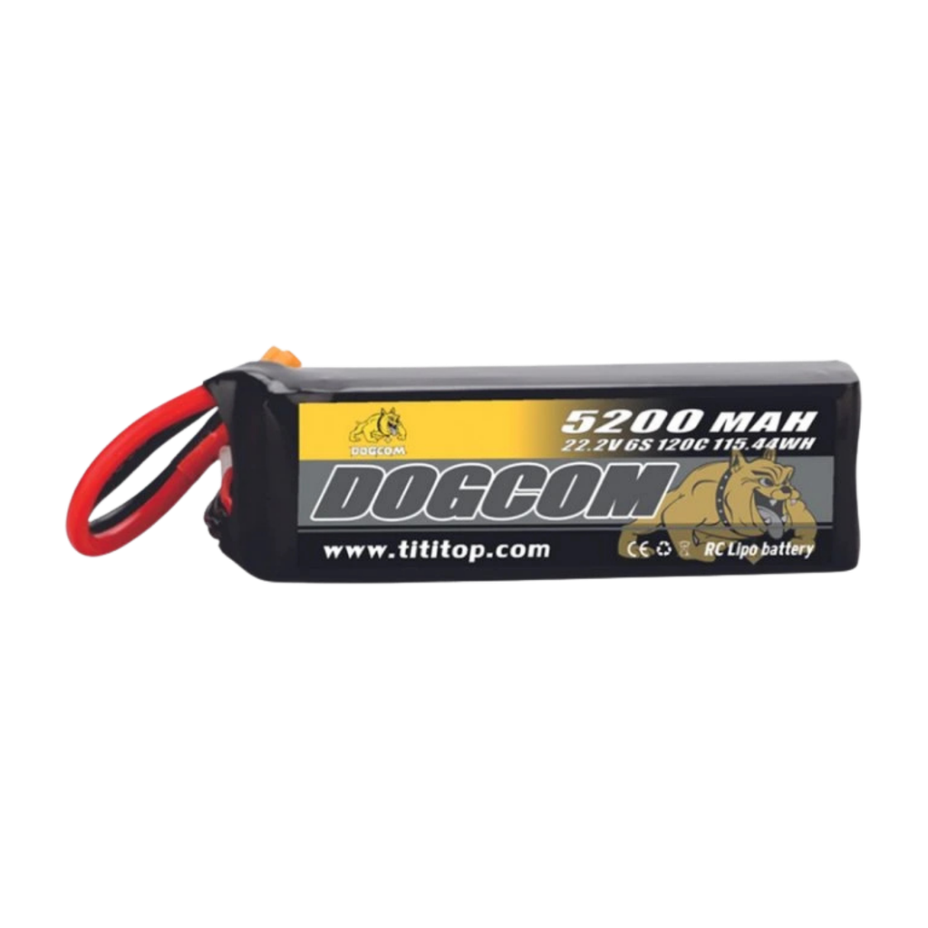 Battery DOGCOM 5200mAh 6S 120C 22.2V LiPo XT90