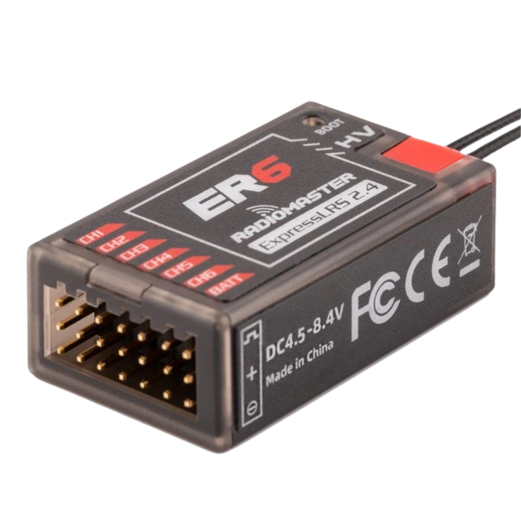 [HP0157.RX-ER6-LBT] Receiver RadioMaster ER6 ELRS 2.4GHz PWM