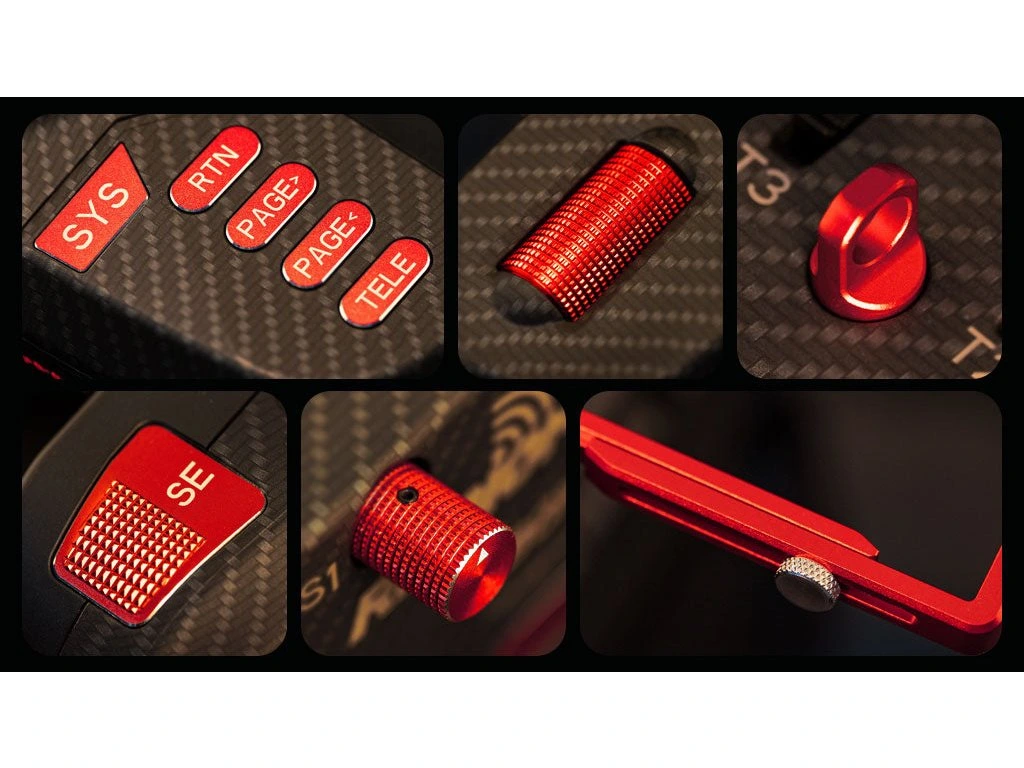 [HP0157.0073-RED] Upgrade Parts Set RadioMaster Boxer CNC Red
