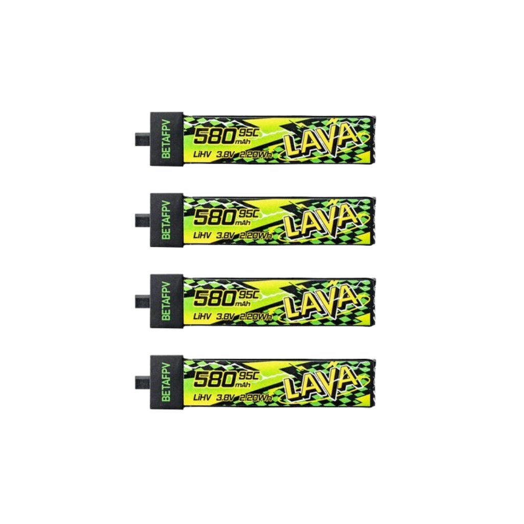 Aku BETAFPV LAVA II LiHv 1S 580mAh 95C (4PCS)