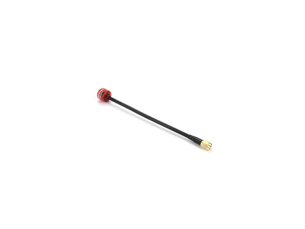 [DC6R-one single] Antenn RushFPV Cherry SMA RHCP Transparent Red