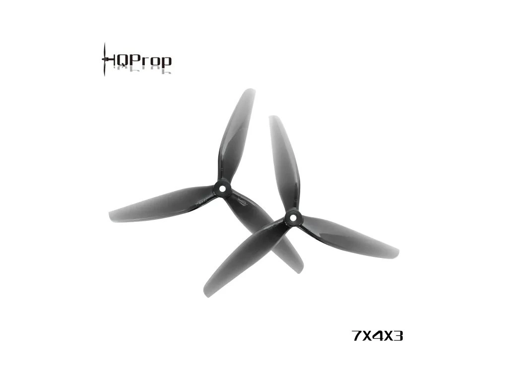 7X4X3 3-blade 7" Light Grey (2CW+2CCW)