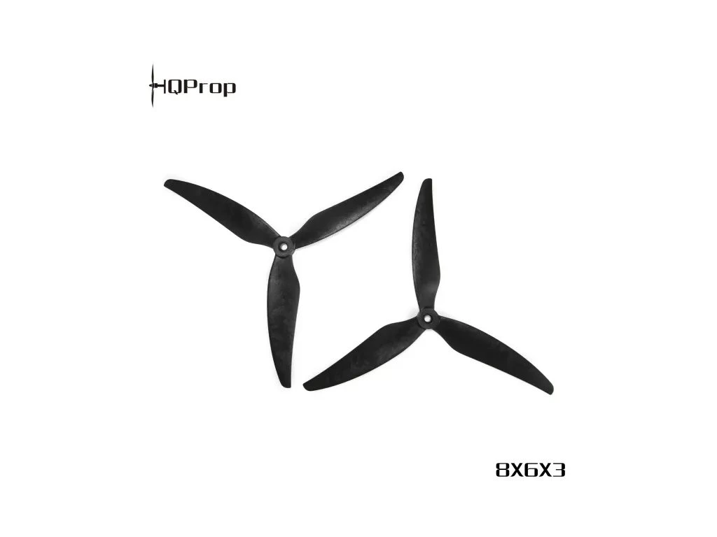[MQ8X6X3B-GRN] Propellers HQProp MacroQuad 8X6X3 Black (1CW+1CCW)