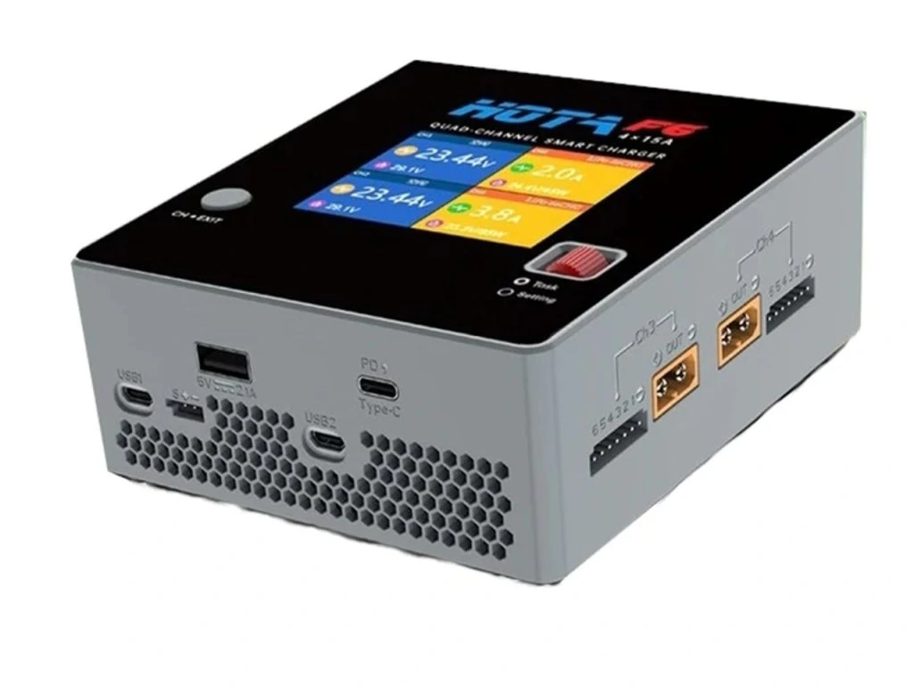 Charger HOTA F6 4x250W 15A 1-6S DC