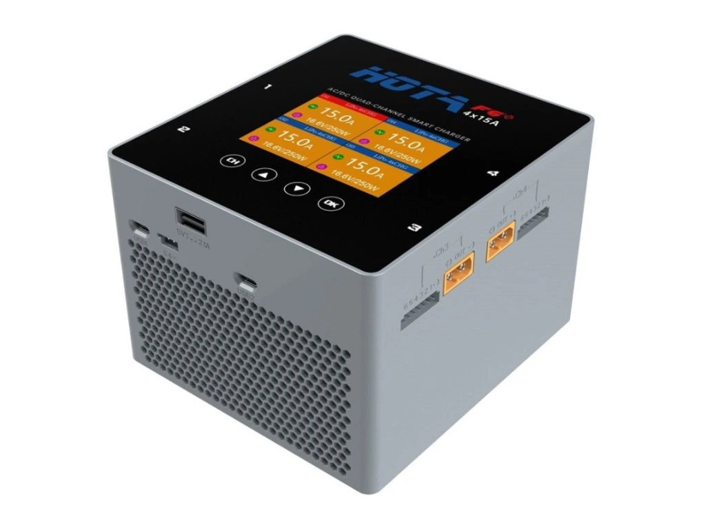 Laadija HOTA F6+ 4x250W 15A 1-6S AC/DC