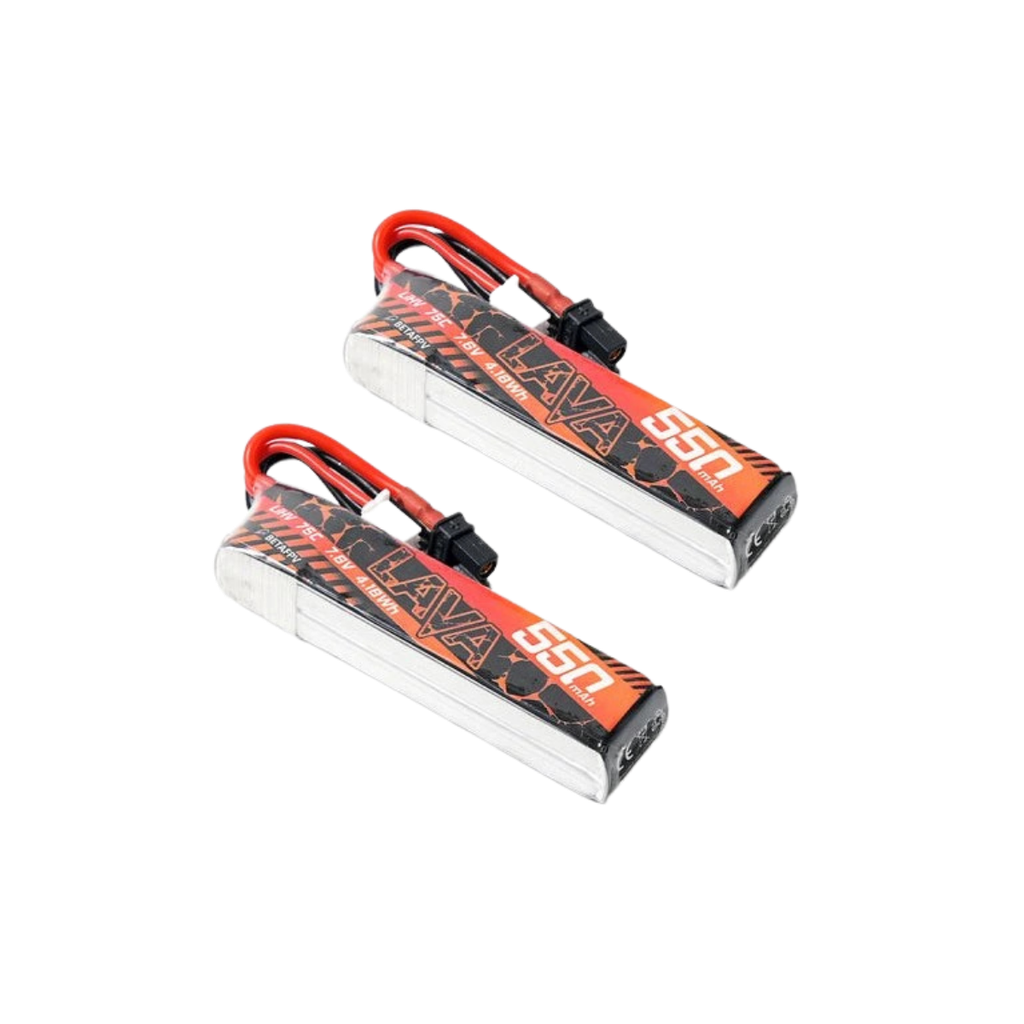 [01030015_4] Battery BETAFPV LAVA LiHv 2S 7.6V 550mAh 75C (2PCS)