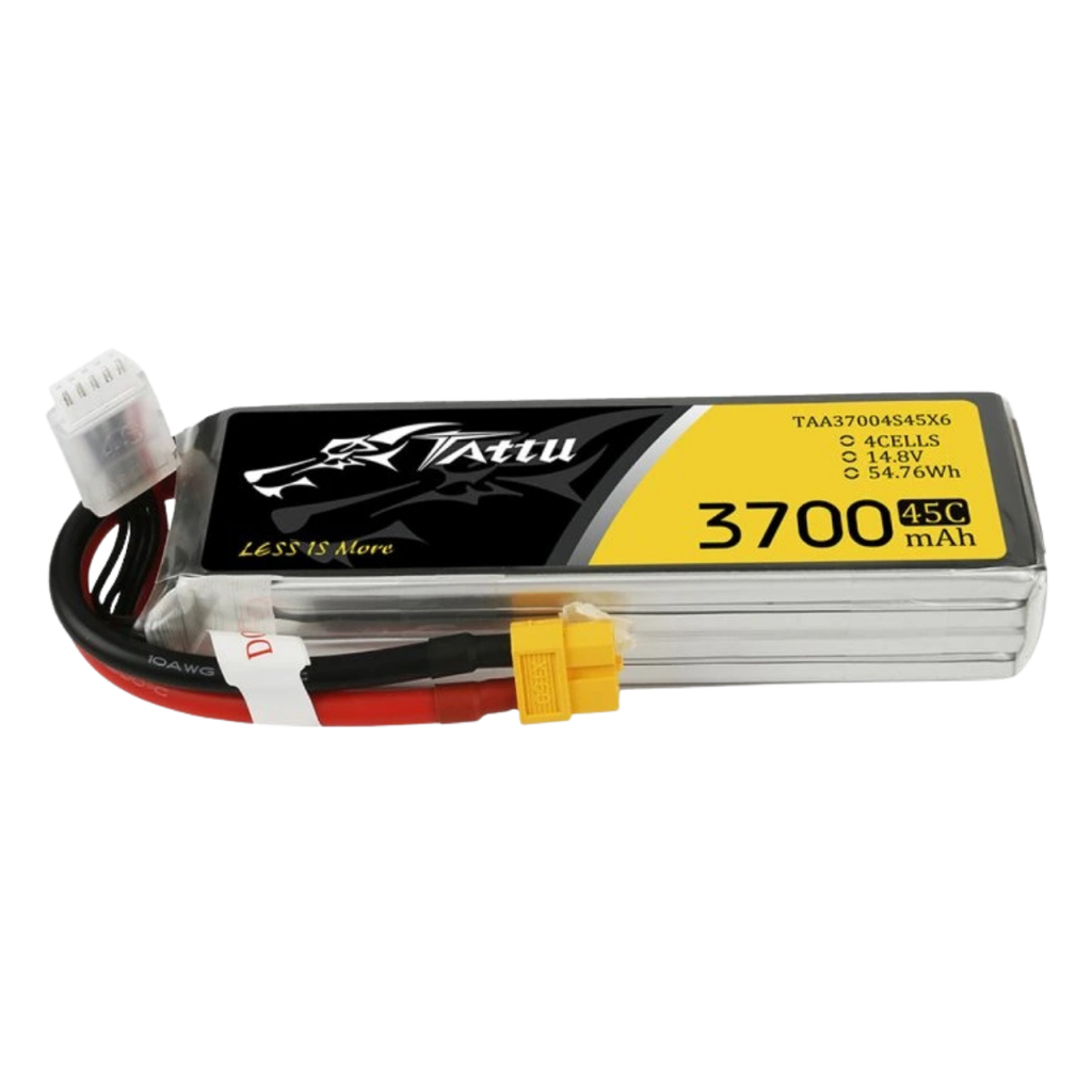 Battery Tattu LiPo 4S1P 14,8V 3700mah 45C XT60