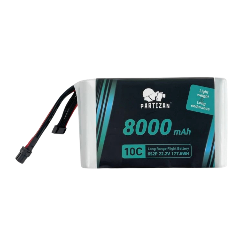 Battery Partizan Li-ion 6S2P 22.2V 8000mah 10C XT60