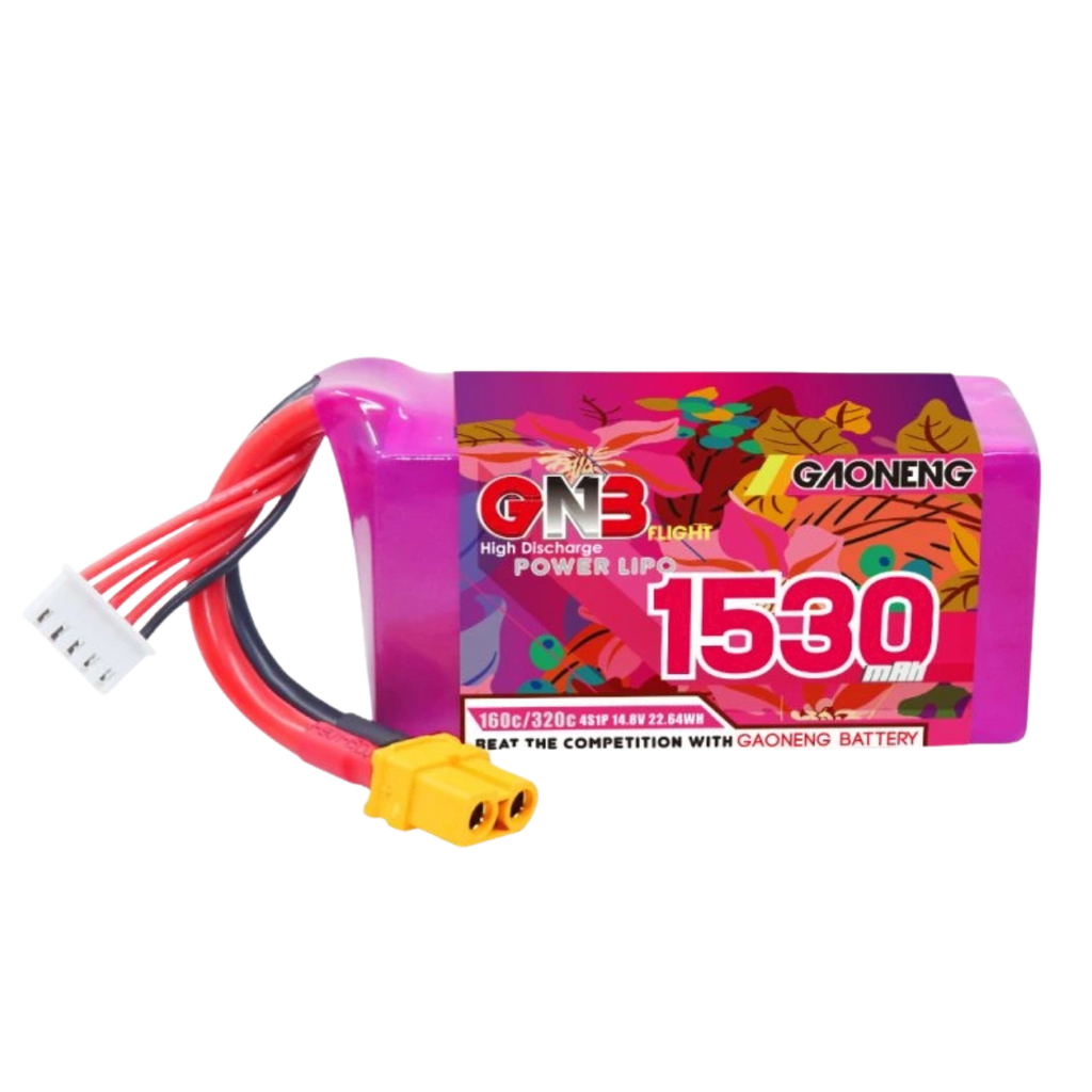 Battery GNB GAONENG 1530mah 4S1P 14.8V 160C XH-JST 5P XT60