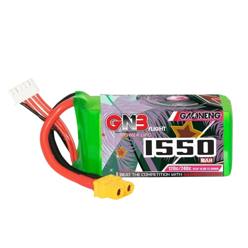 Battery GNB GAONENG LiPo 4S 14.8V 1550mAh 120C XT60